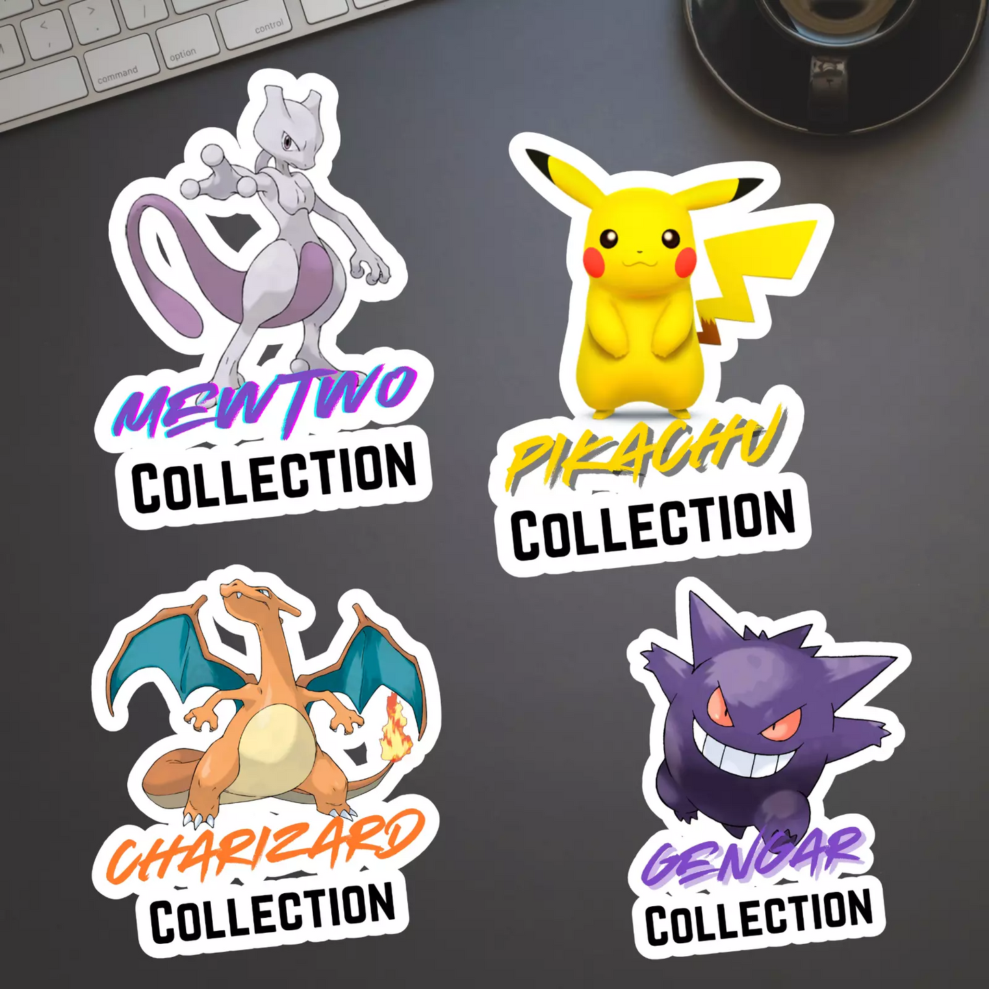 Custom Full Page Holographic Pokemon Sticker - Choose Your Pokemon