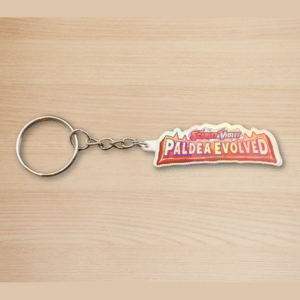 Pokemon TCG Scarlet & Violet Paldea Evolved Holographic Binder Tag Keychain