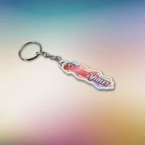 Pokemon TCG Scarlet & Violet Base Set Holographic Binder Tag Keychain