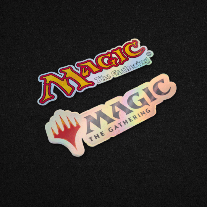 Magic The Gathering Holographic Trading Card Game Binder Sticker