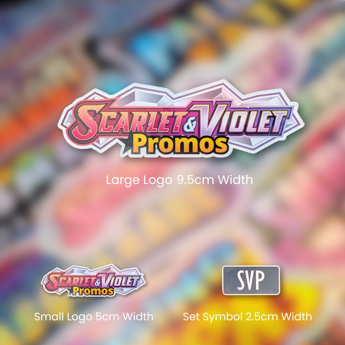 Pokemon Binder Stickers - All Scarlet & Violet - Inc Set Symbol - You Choose - Image 6