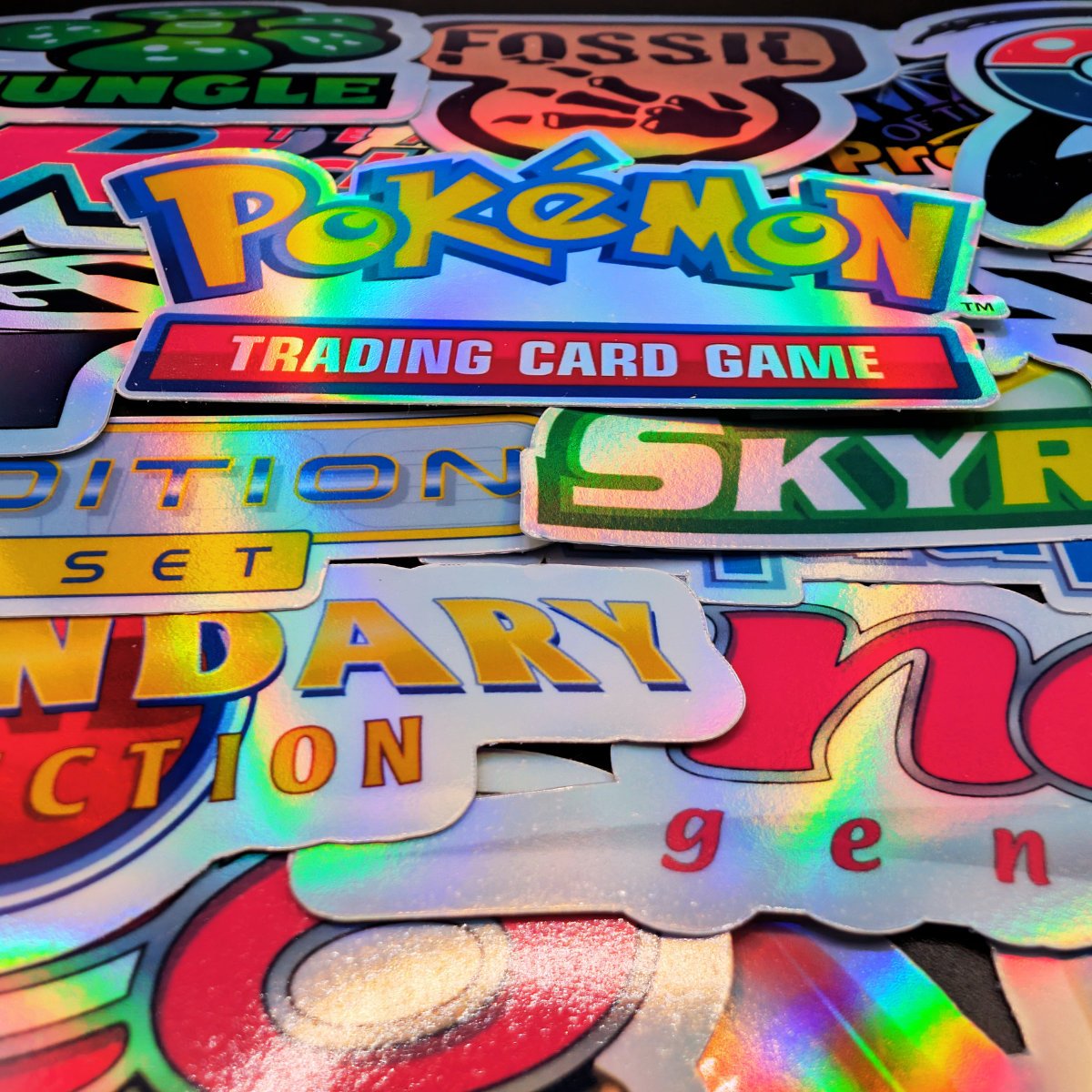 Pokemon Binder Stickers - WOTC Base Sets - Inc Set Symbol - You Choose