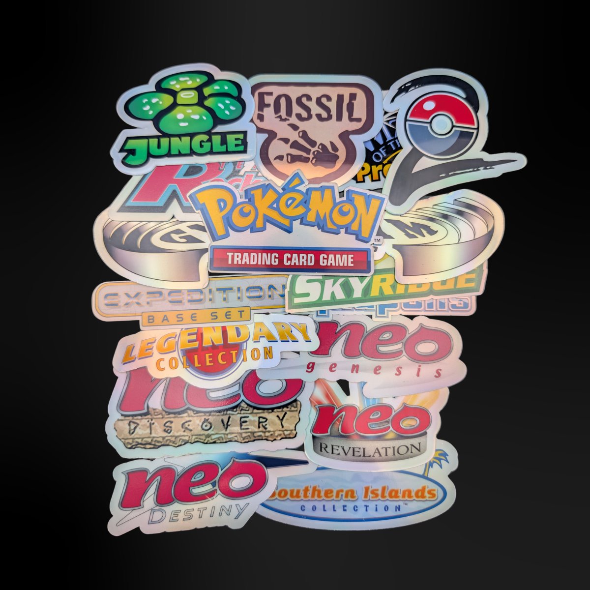 Pokemon Binder Stickers - WOTC Base Sets - Inc Set Symbol - You Choose - Image 20