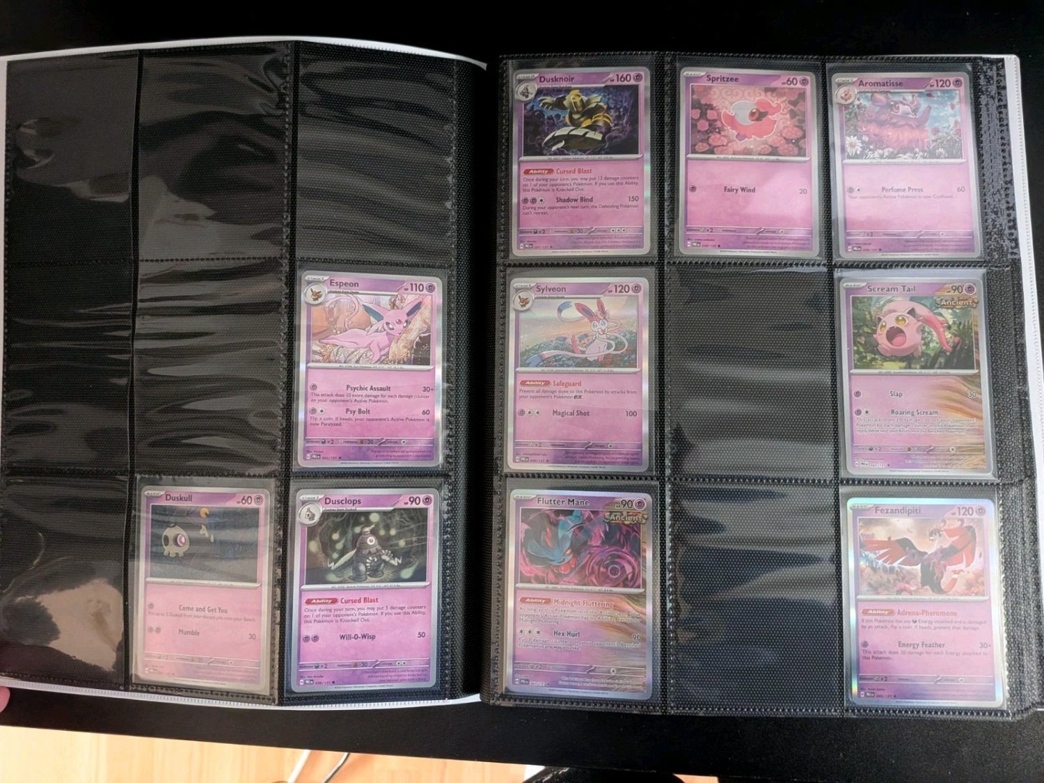 Pokemon TCG Prismatic Evolutions Binder Collection Near Complete + RH/Holos - Image 4