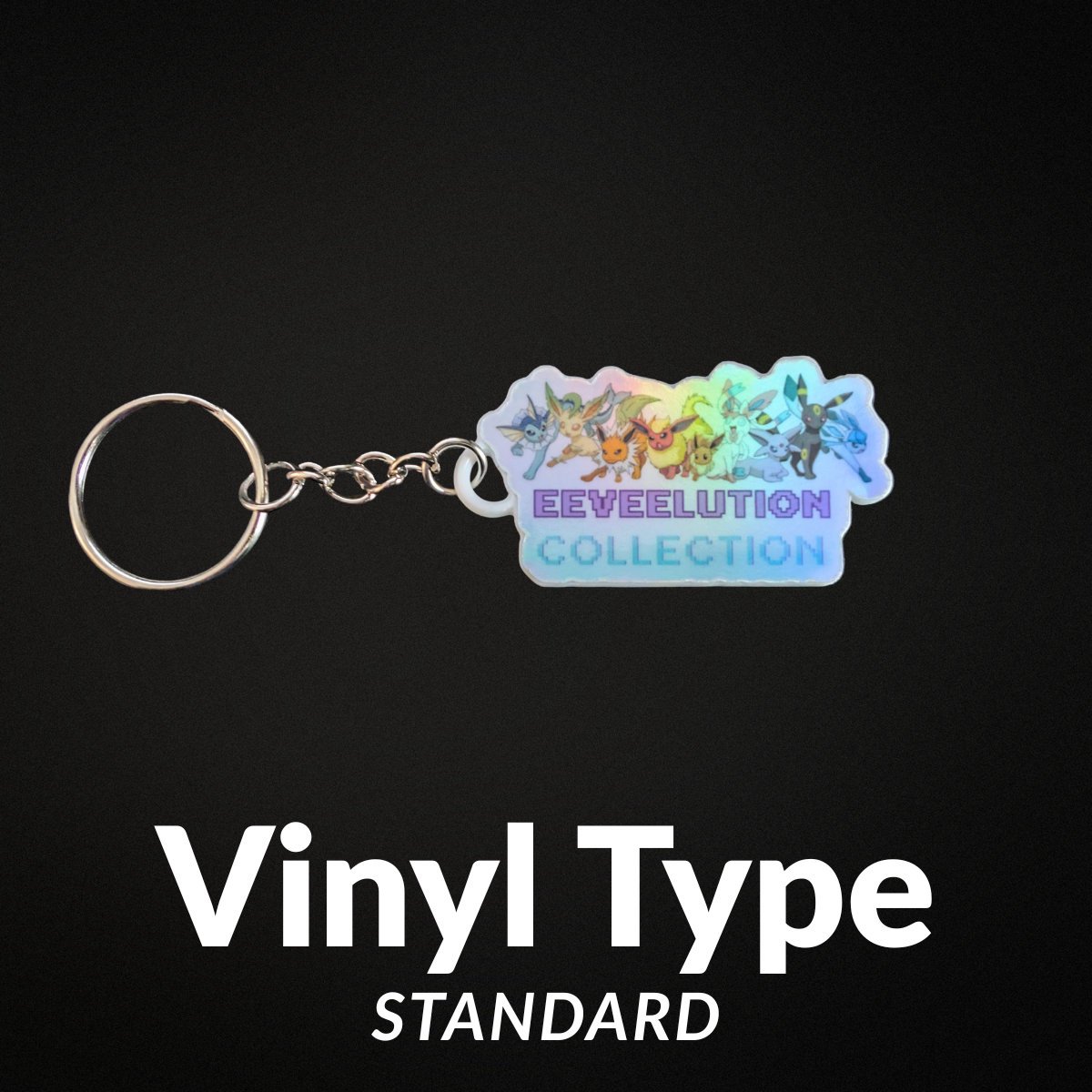 Custom Binder Tag/Keychain for TCG Binders – Holographic, Choose Colour/Design - Image 2