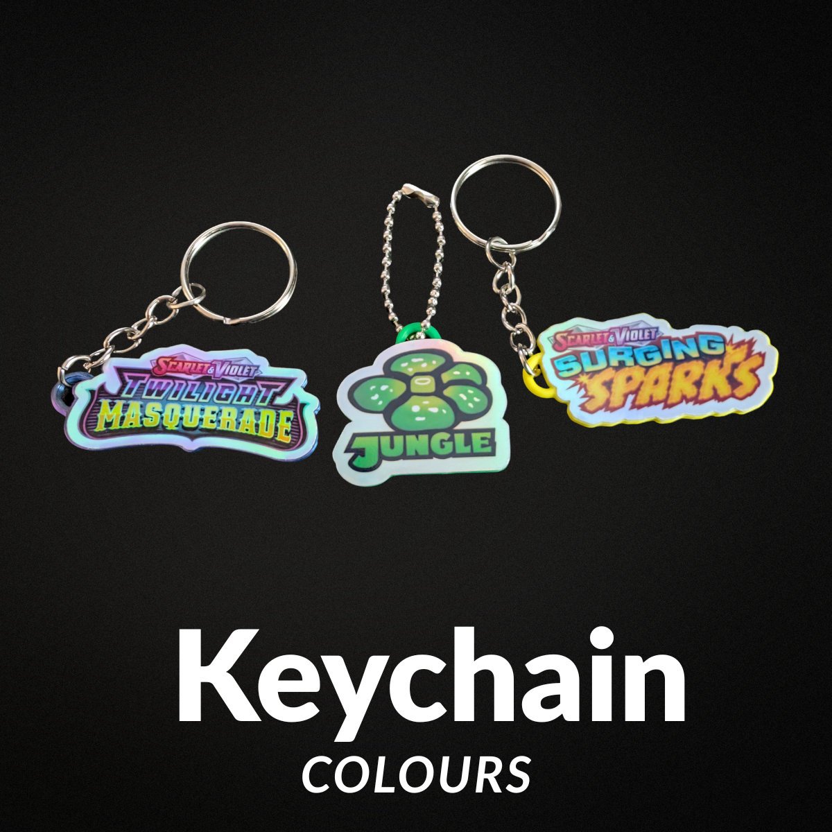 Custom Binder Tag/Keychain for TCG Binders – Holographic, Choose Colour/Design - Image 8