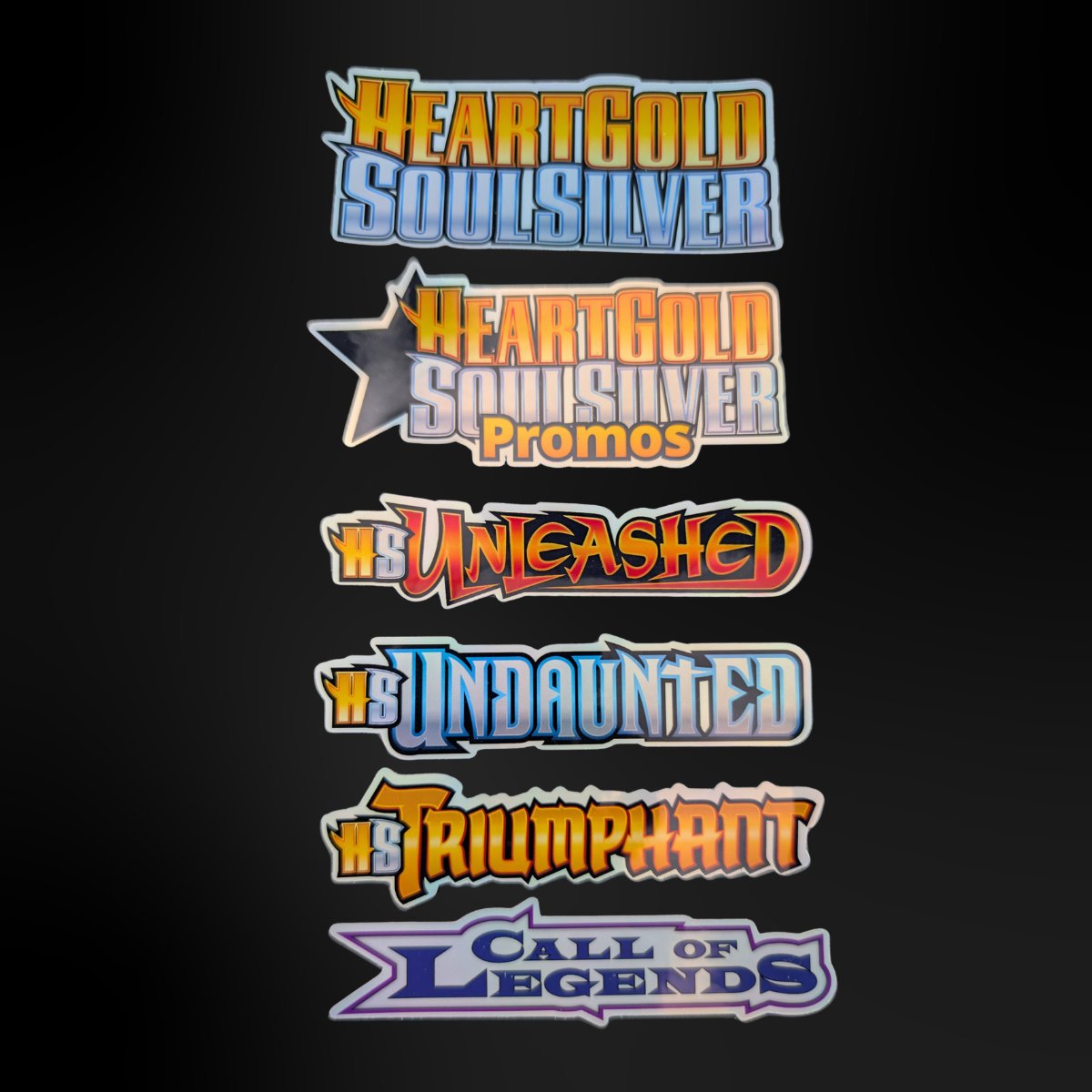 Pokemon Binder Stickers - All HeartGold SoulSilver Sets - Inc Set Symbol - Image 8