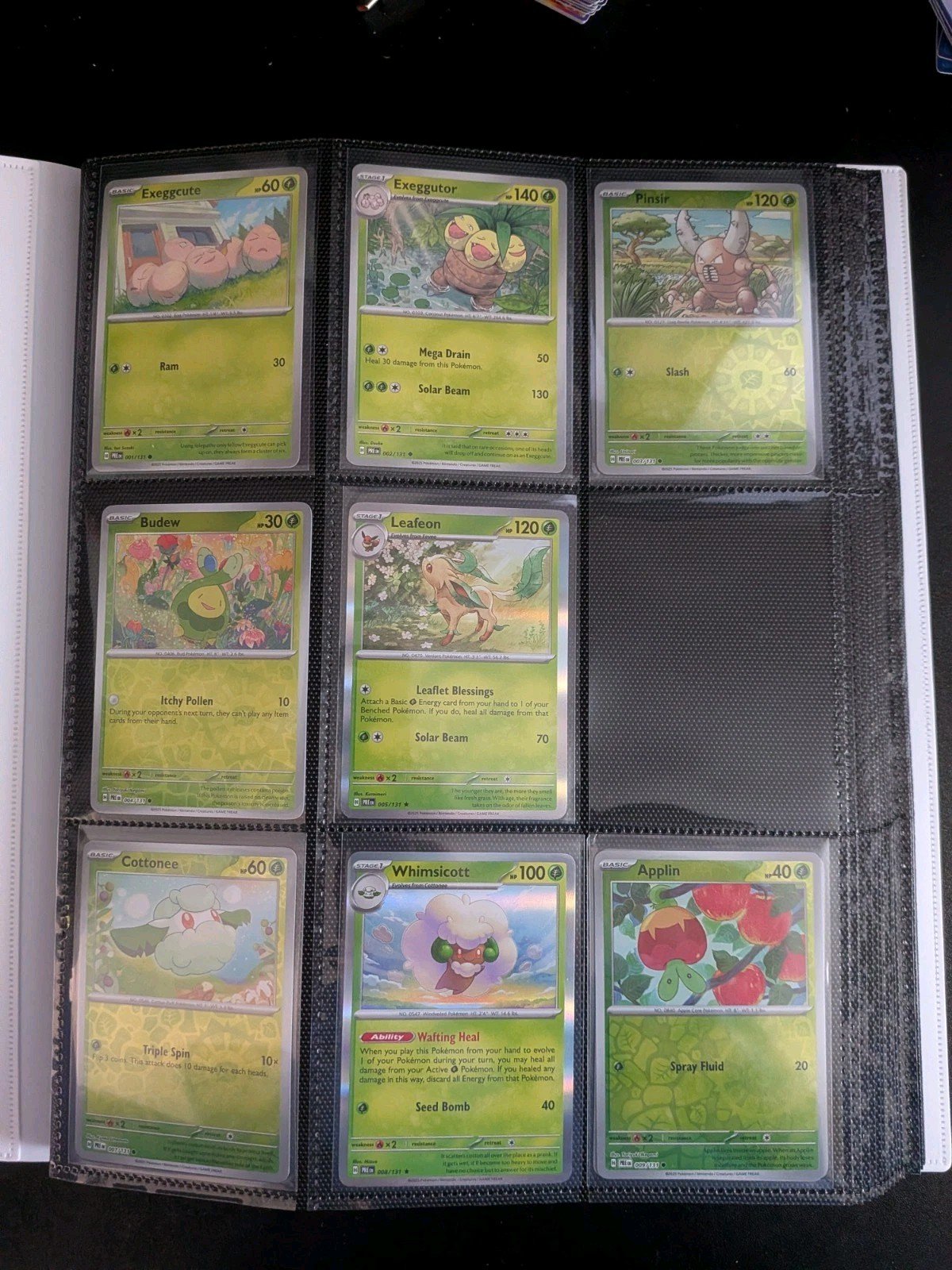 Pokemon TCG Prismatic Evolutions Binder Collection Near Complete + RH/Holos - Image 2
