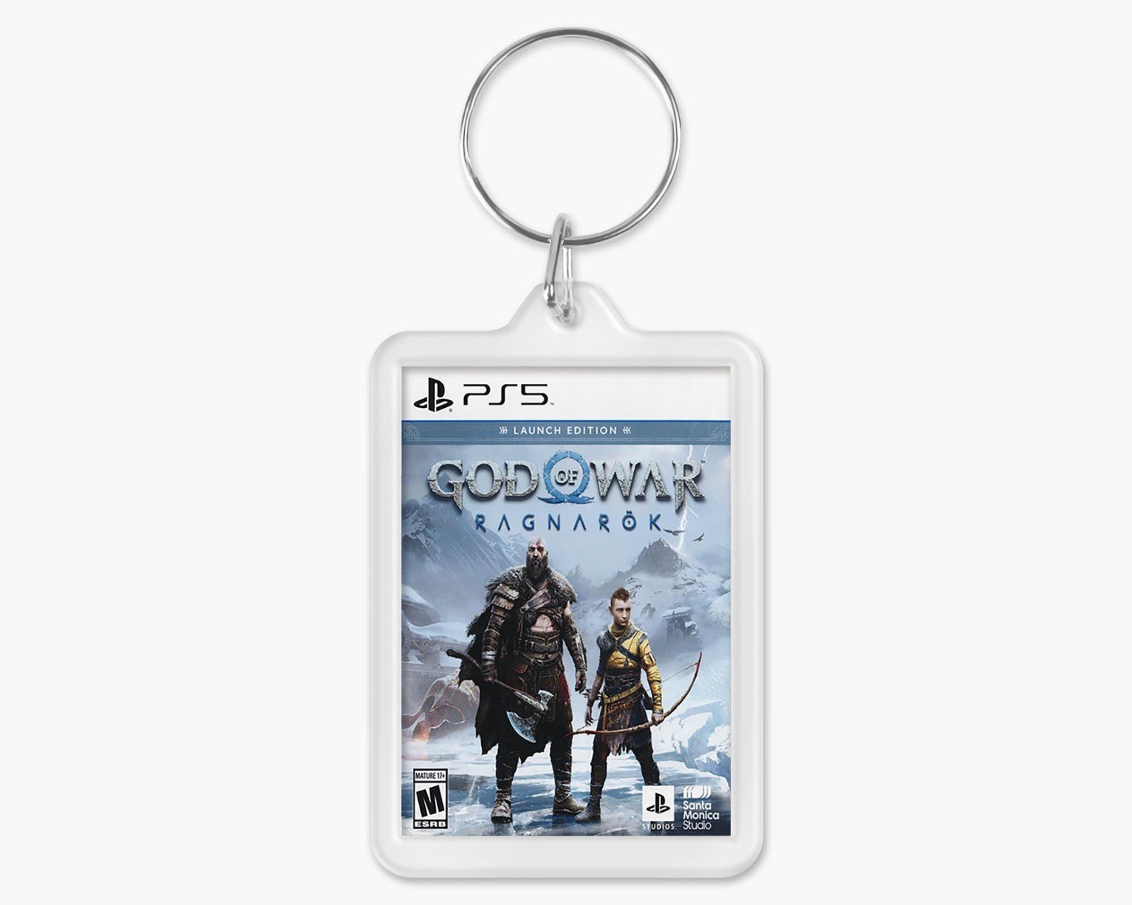 Custom PS5 Game Cover Art Acrylic Keychain - Personalised Any Game