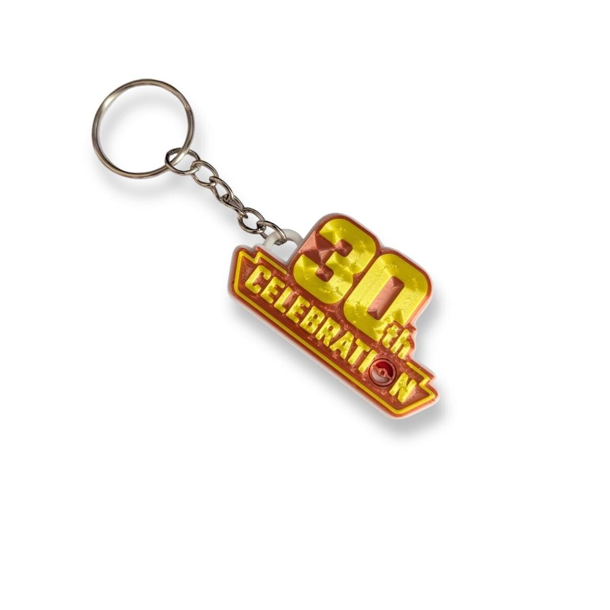 Pokémon 30th celebration collectors 3d binder tag keychain