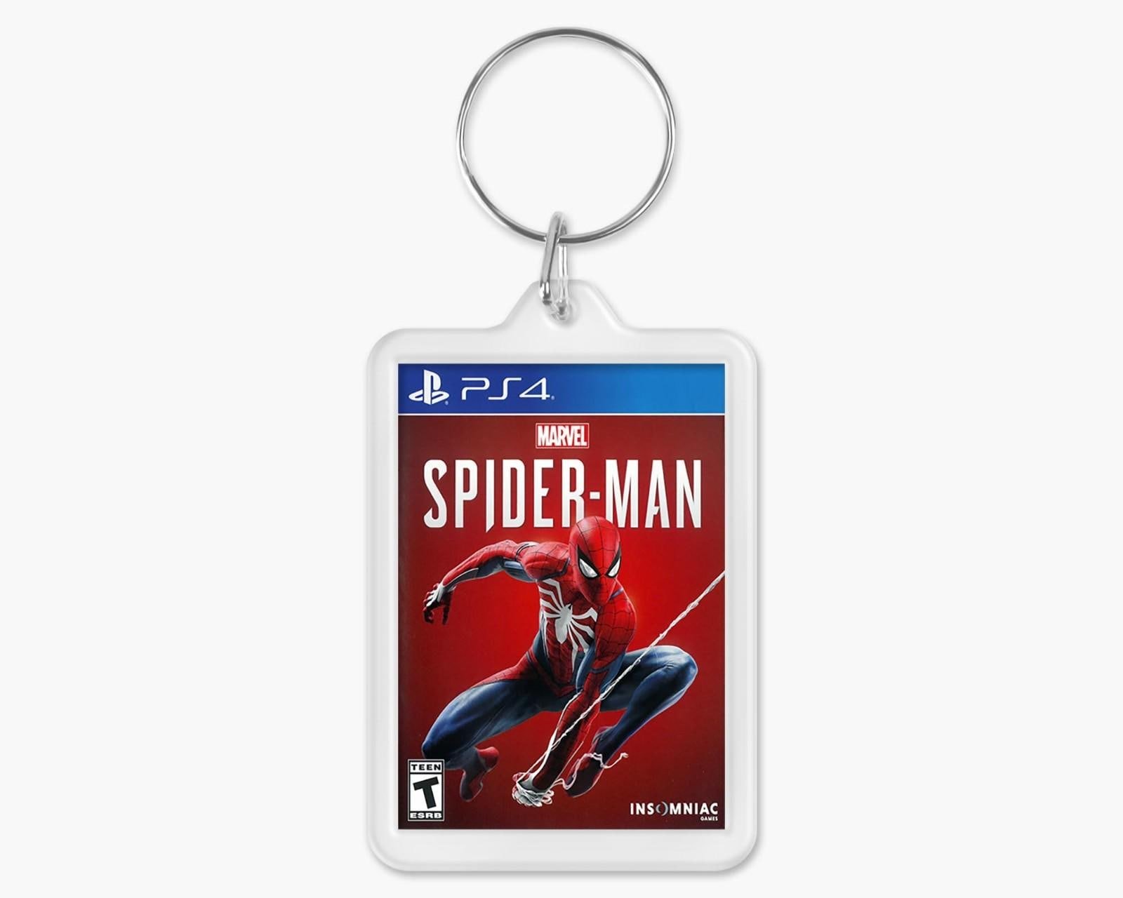 Custom ps4 game cover art acrylic keychain - personalised any game
