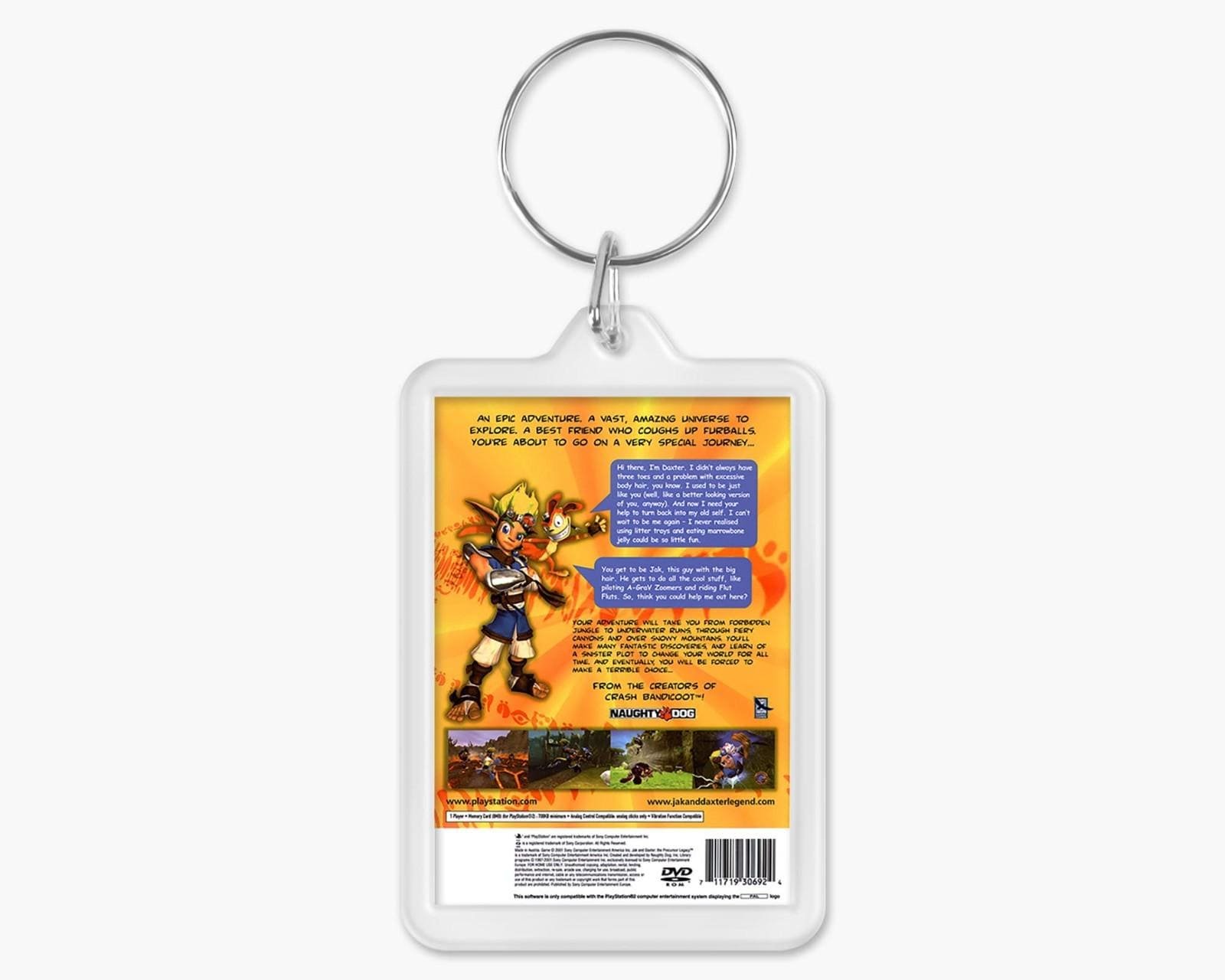Custom ps2 game cover art acrylic keychain - personalised any game - Image 2
